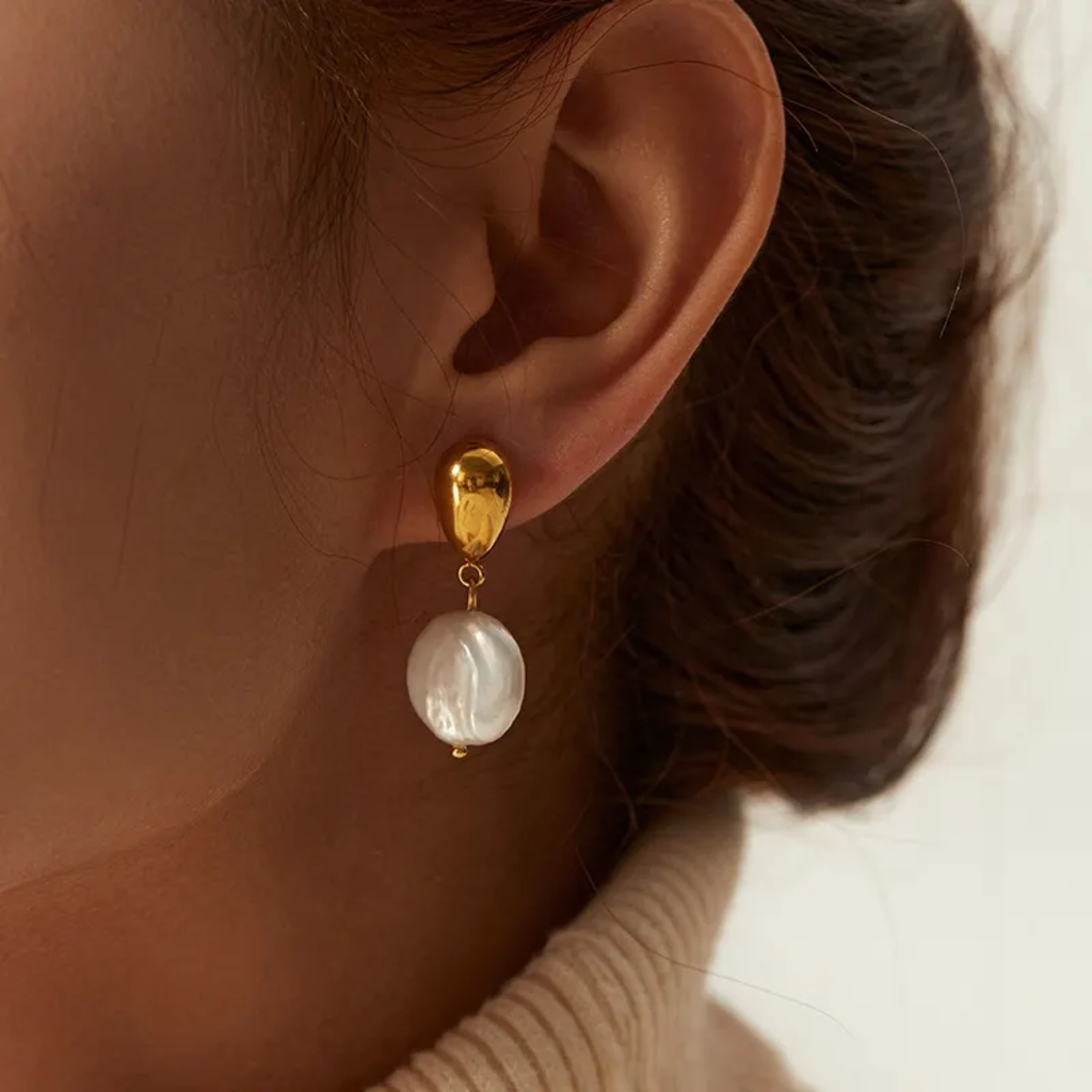 Nerissa Freshwater Pearl Drop Earrings