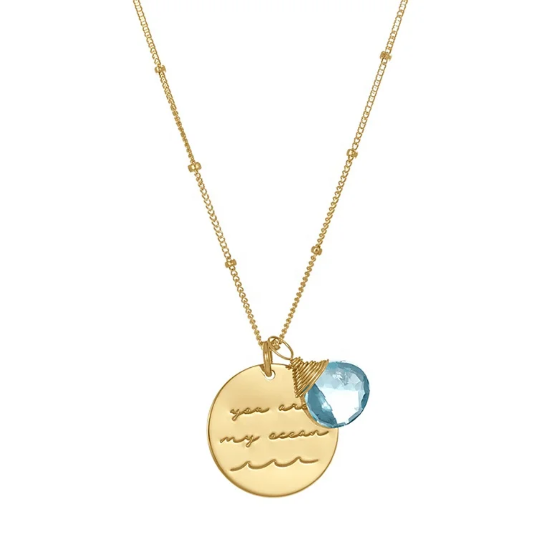 Cove You Are My Ocean Necklace