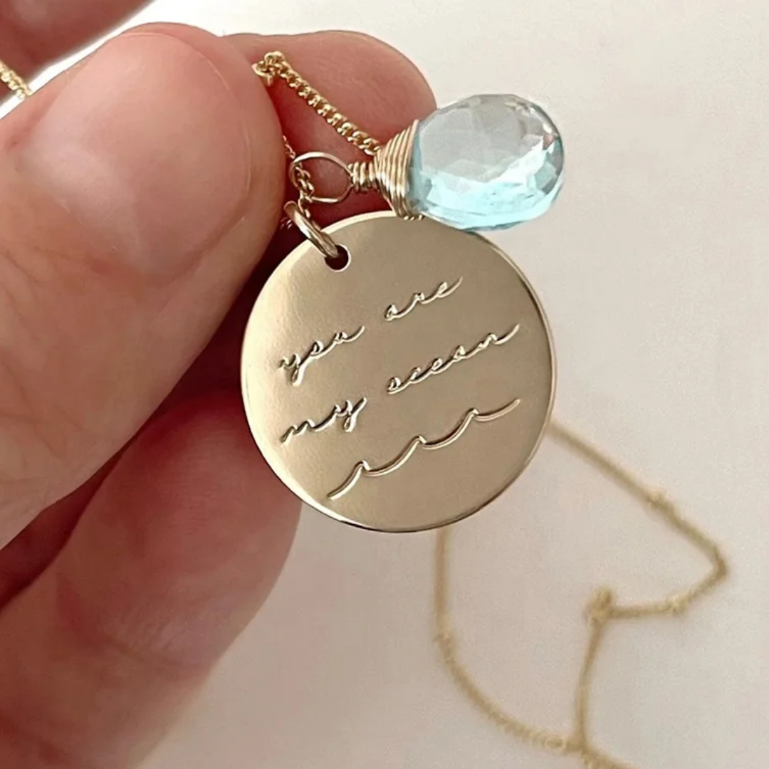 Cove You Are My Ocean Necklace