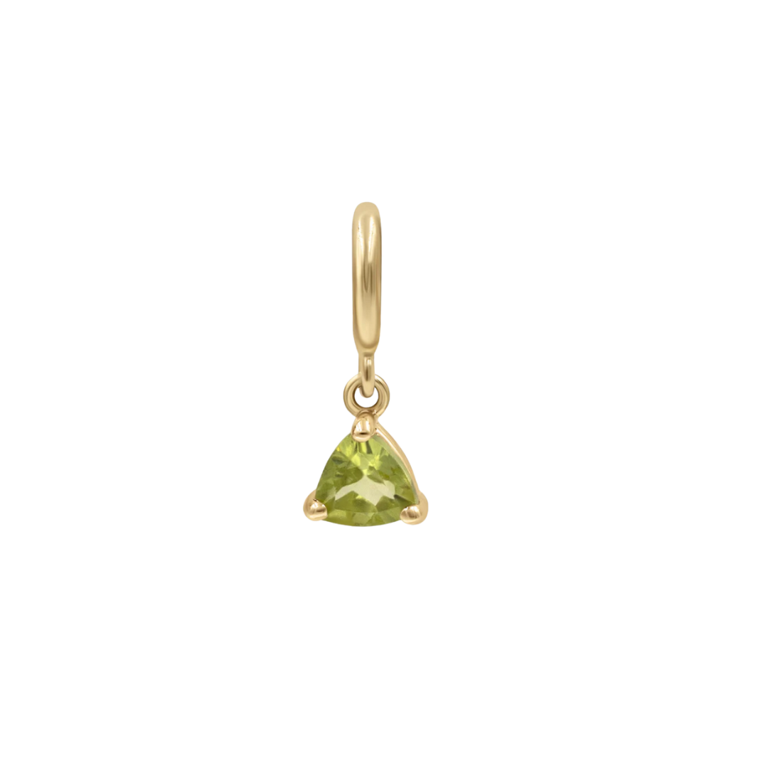 August Birthstone  | Trillion Peridot cz