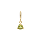 Load image into Gallery viewer, August Birthstone  | Trillion Peridot cz
