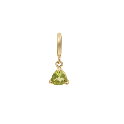August Birthstone  | Trillion Peridot cz