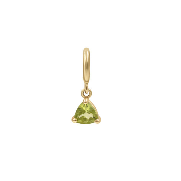August Birthstone  | Trillion Peridot cz