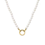 Load image into Gallery viewer, Ariel Freshwater Pearl Base Chain Necklace (restocking)

