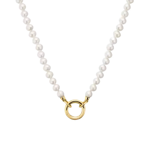 Ariel Freshwater Pearl Base Chain Necklace