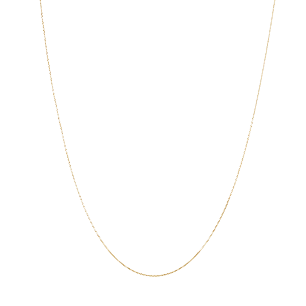 Box Chain Necklace - SS Adjustable