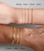 Load image into Gallery viewer, Long Box Base Chain Necklace - Gold Filled
