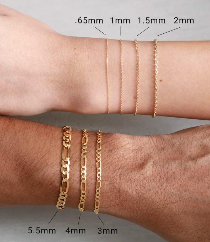 Long Box Base Chain Necklace - Gold Filled