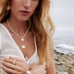 Load image into Gallery viewer, Cove Sand Dollar Necklace
