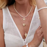 Load image into Gallery viewer, Cove Sand Dollar Necklace
