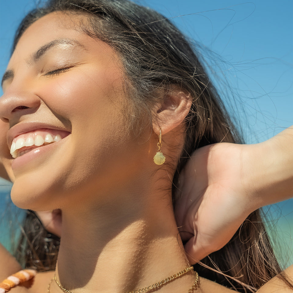 Cove Mermaid Shell Earrings