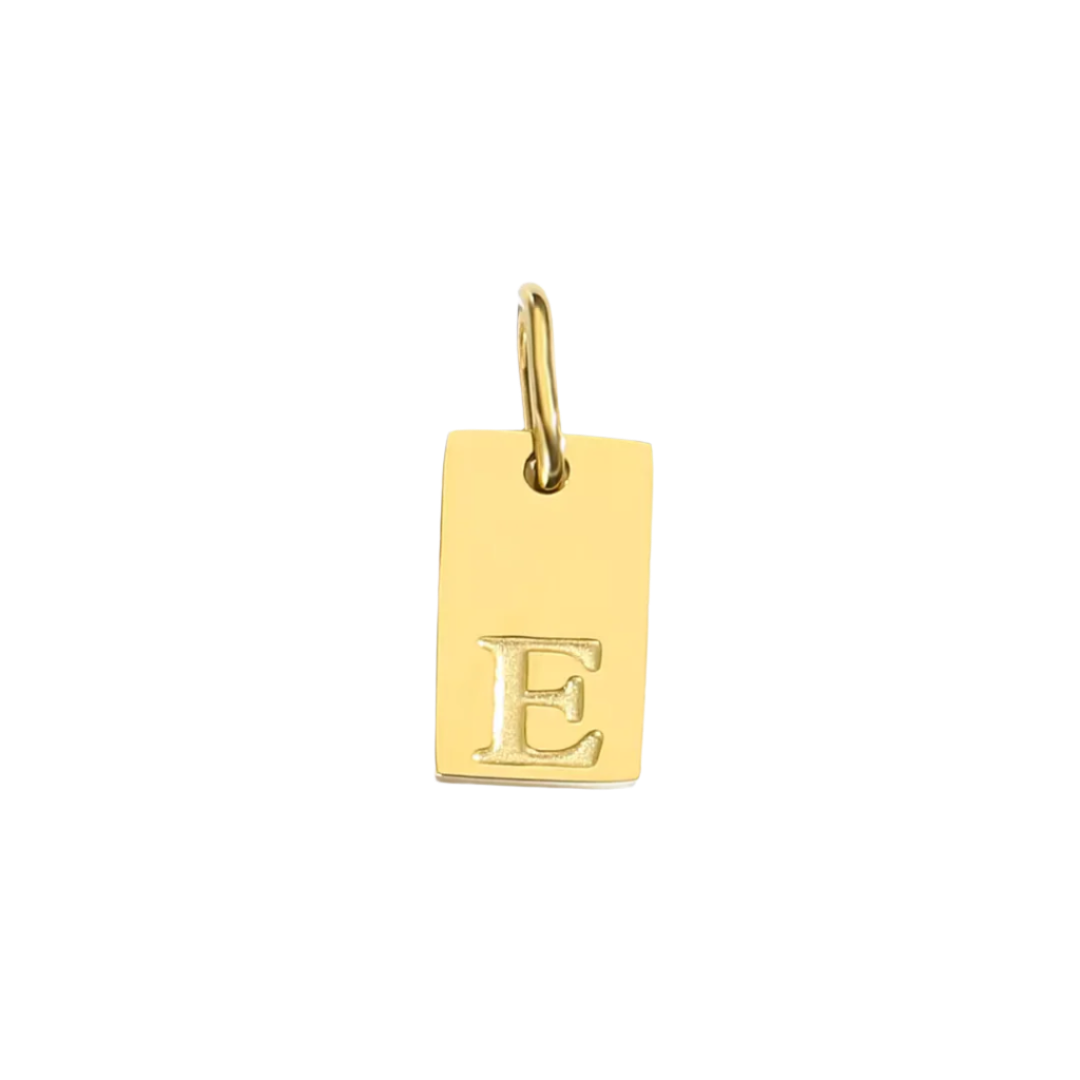 Initial Bar Charm: A to Z