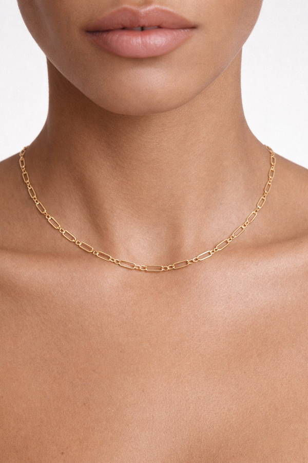REVIE Charm Link Chain - Gold Filled