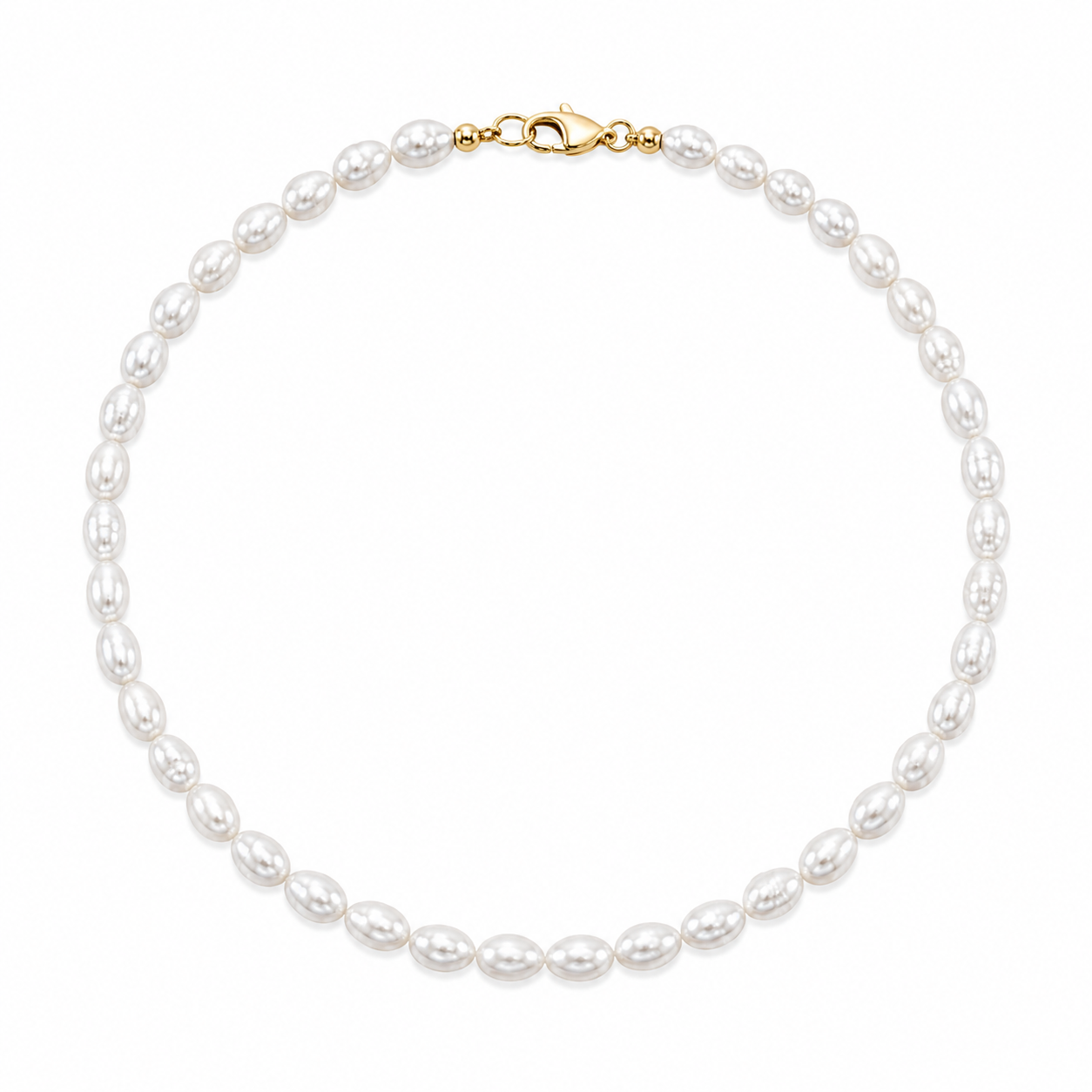 Freshwater Pearl Base Chain Necklace - Stone+Grace