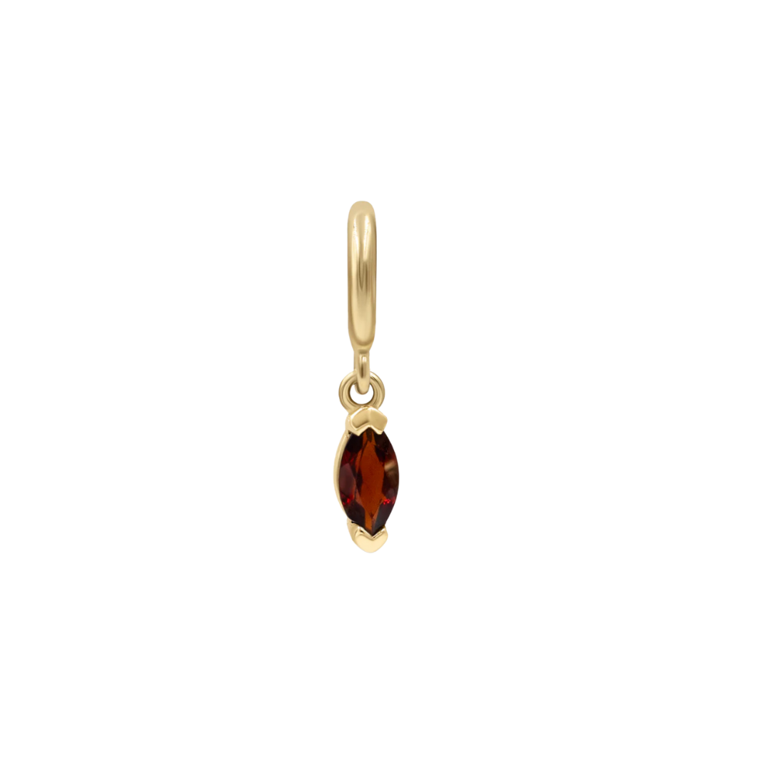 January Birthstone | Marquise Garnet cz