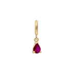 Load image into Gallery viewer, July Birthstone  | Pear Ruby cz
