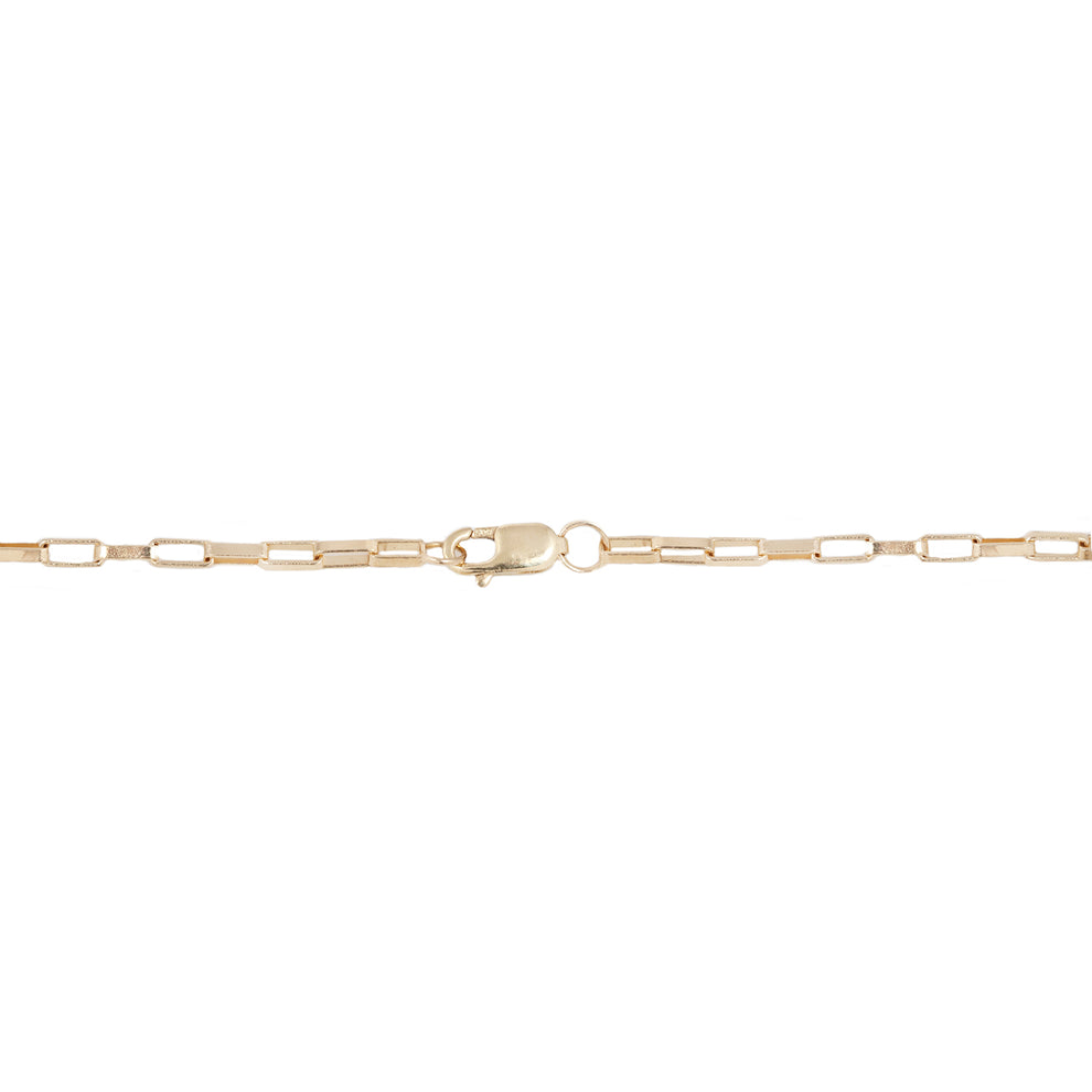 Long Box Base Chain Bracelet - Gold Filled