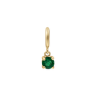 Load image into Gallery viewer, May Birthstone | Round Emerald cz
