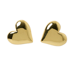 Load image into Gallery viewer, Athena Bold Heart Studs
