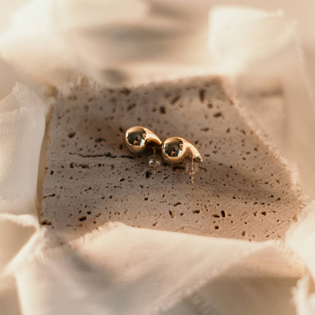 Gaia Teardrop Studs