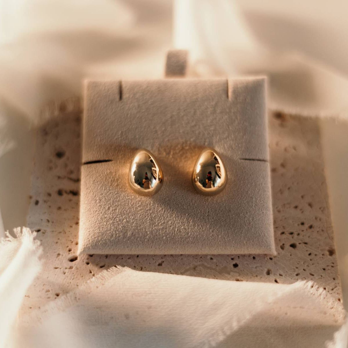 Gaia Teardrop Studs