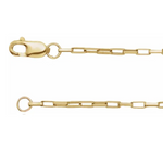 Load image into Gallery viewer, Long Box Base Chain Necklace - Gold Filled
