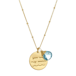 Load image into Gallery viewer, Cove You Are My Ocean Necklace
