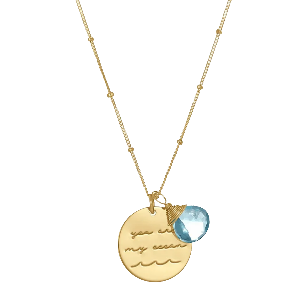 Cove You Are My Ocean Necklace