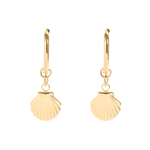 Load image into Gallery viewer, Cove Mermaid Shell Earrings
