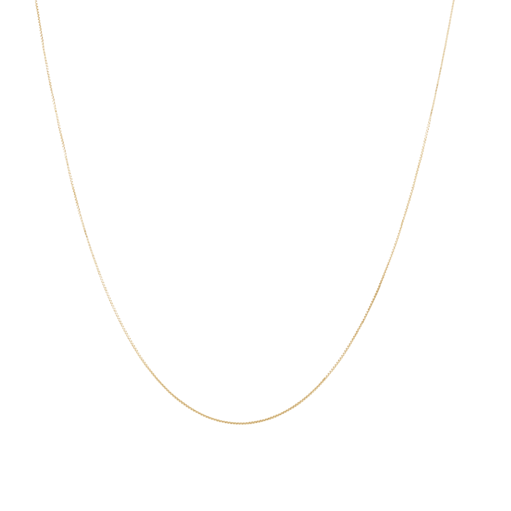 Box Chain Necklace - SS Adjustable