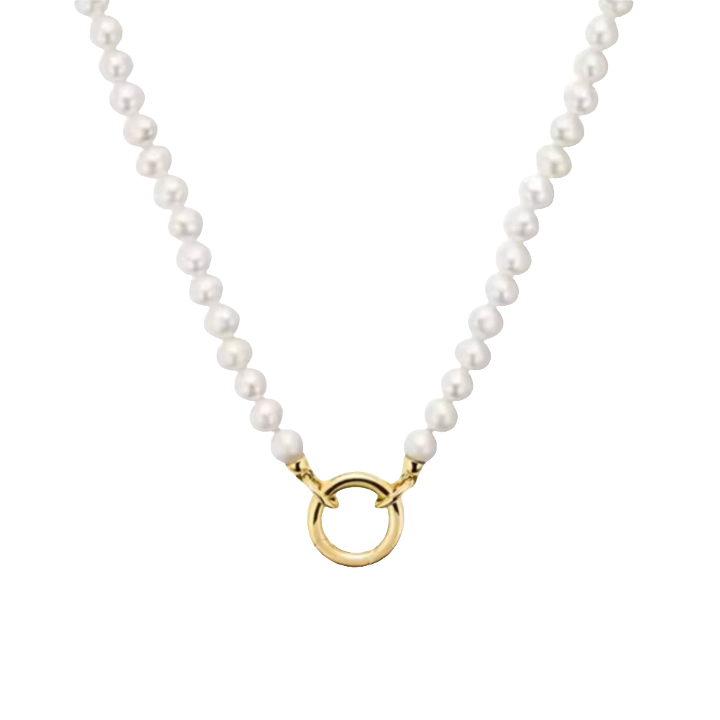 Ariel Freshwater Pearl Base Chain Necklace