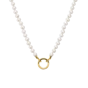 Ariel Freshwater Pearl Base Chain Necklace