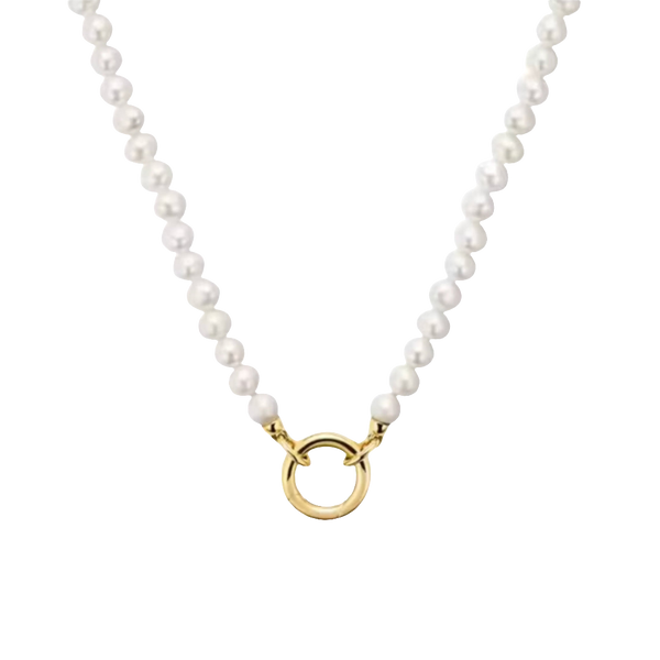 Ariel Freshwater Pearl Base Chain Necklace