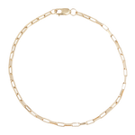 Load image into Gallery viewer, Long Box Base Chain Bracelet - Gold Filled
